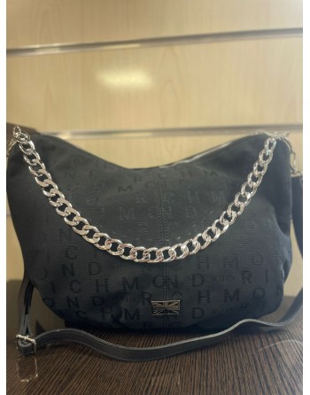 SHOULDERBAG BLACK SILVER