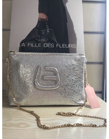 BORSA ADA CRACKED LINE SILVER